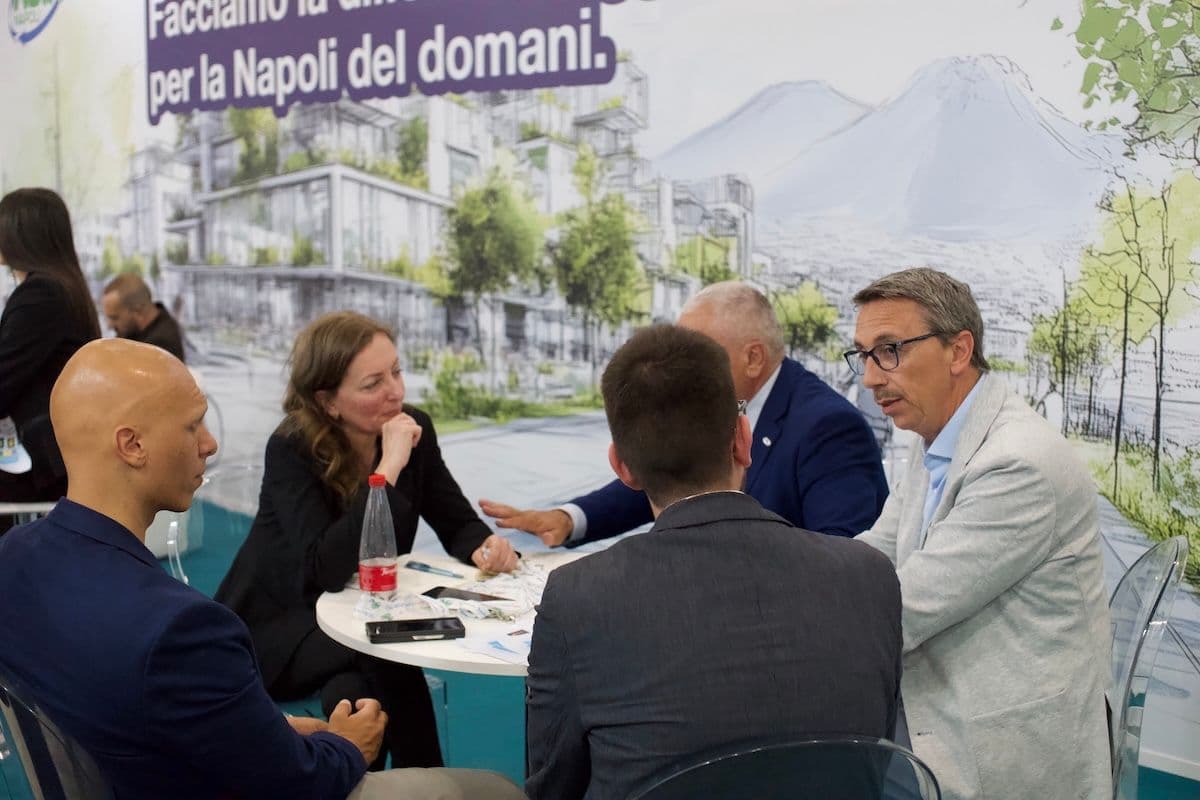 Foto degli espositori al Green Med